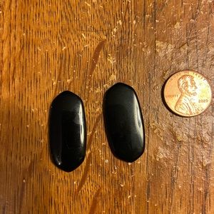 Kendra Scott Elle Stone Onyx Black, Two Stones